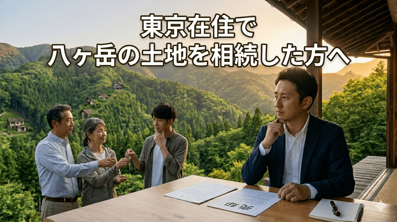 東京在住で八ヶ岳の土地を相続した方へ｜売却前に確認すべきポイント