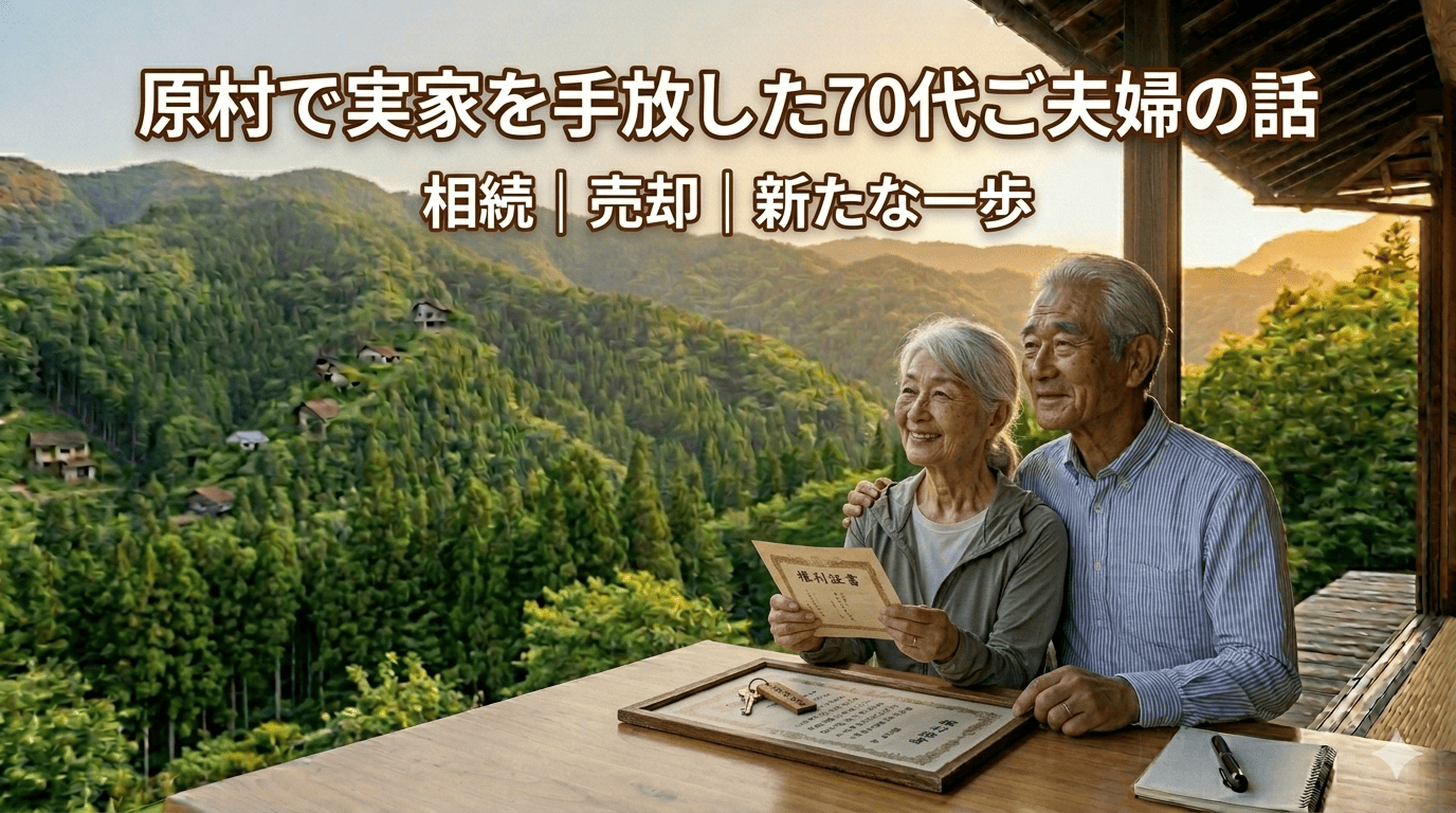 原村で実家を手放した70代ご夫婦の話