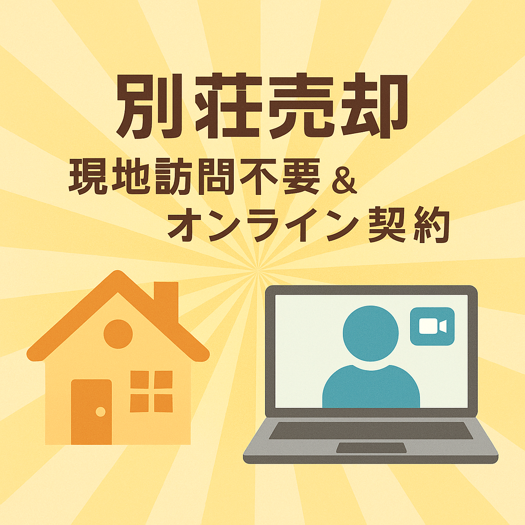 茅野市・原村の別荘、売却：現地訪問なし&オンライン契約の流れ